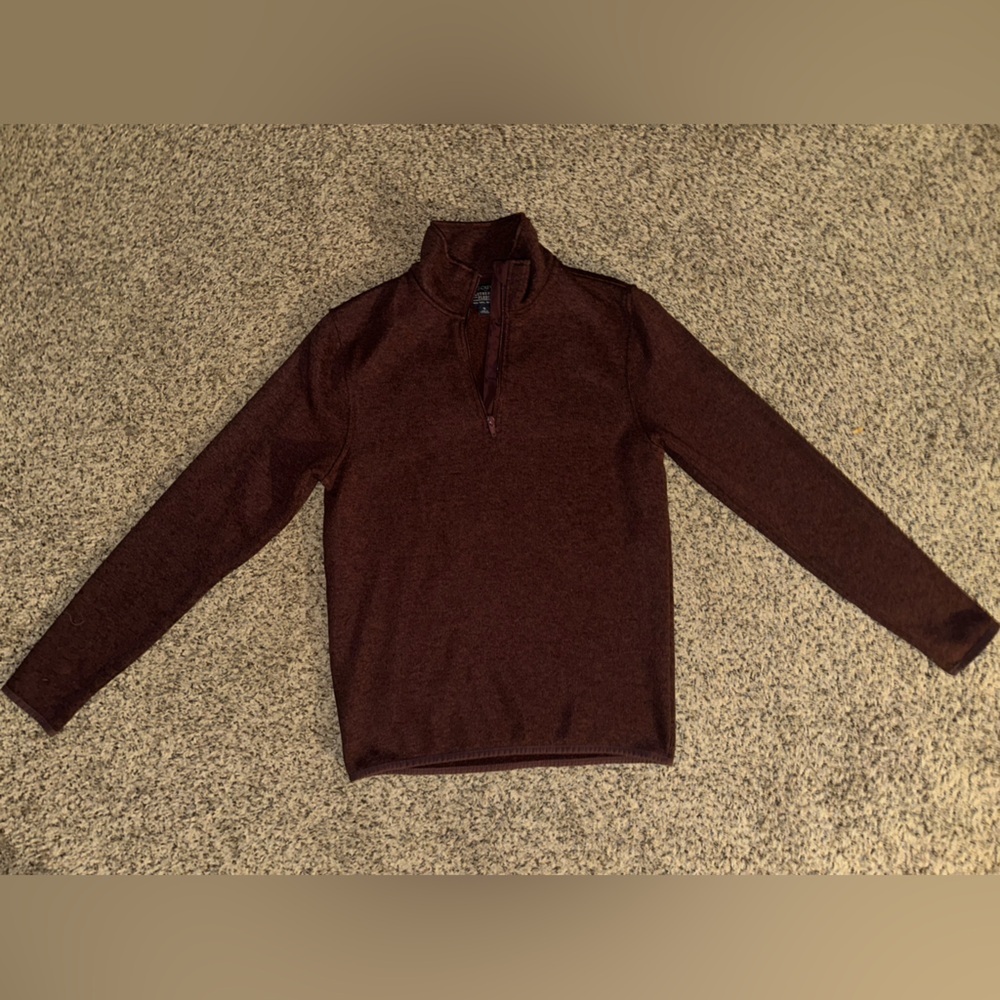 J.Crew Authentic Fleece Quarter Zip